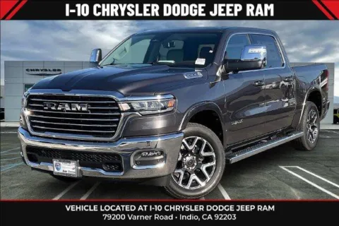 Gray 2026 Ram 1500 Laramie Crew Cab 4x4 5'7' Box for sale in Indio, CA