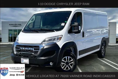White 2026 Ram ProMaster Cargo Van Promaster 2500 Slt Cargo Van Low Roof 136' Wb for sale in Indio, CA