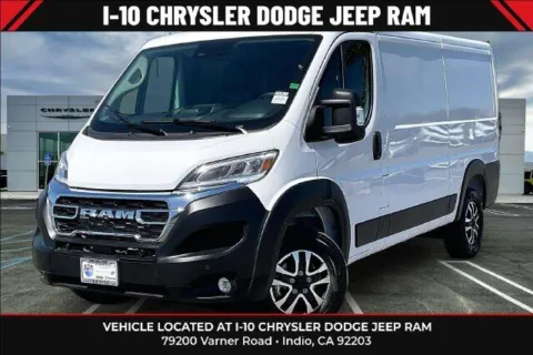 White 2026 Ram ProMaster Cargo Van Promaster 2500 Slt Cargo Van Low Roof 136' Wb for sale in Indio, CA