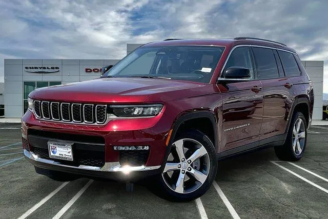 Red 2021 Jeep Grand Cherokee L Limited for sale in Indio, CA
