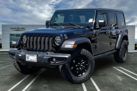 Black 2021 Jeep Wrangler Willys for sale in Indio, CA