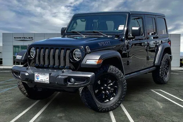 Black 2021 Jeep Wrangler Willys for sale in Indio, CA