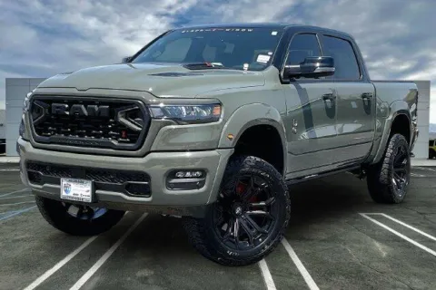Green 2026 Ram 1500 Laramie Crew Cab 4x4 5'7' Box for sale in Indio, CA