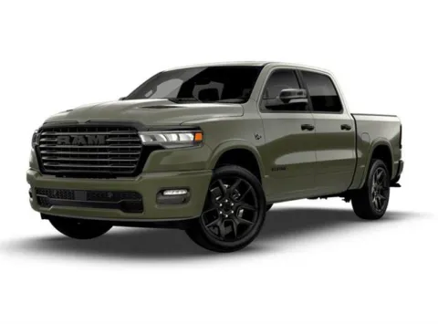 Green 2026 Ram 1500 Laramie Crew Cab 4x4 5'7' Box for sale in Indio, CA