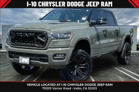 Green 2026 Ram 1500 Laramie Crew Cab 4x4 5'7' Box for sale in Indio, CA