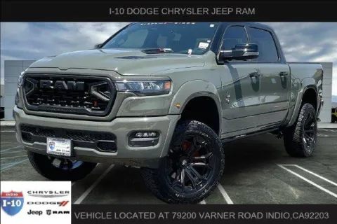 Green 2026 Ram 1500 Laramie Crew Cab 4x4 5'7' Box for sale in Indio, CA