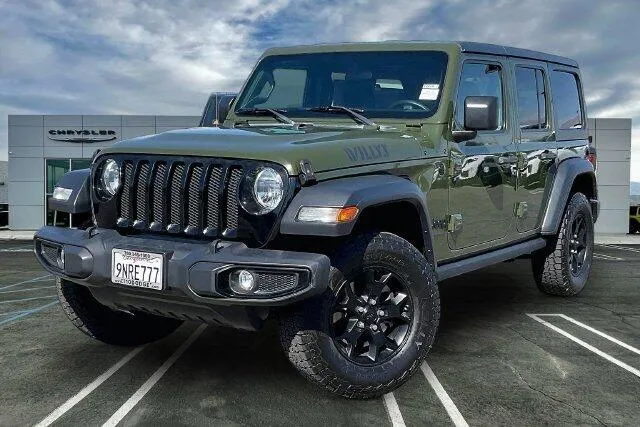 Green 2020 Jeep Wrangler Unlimited Unlimited Sport for sale in Indio, CA