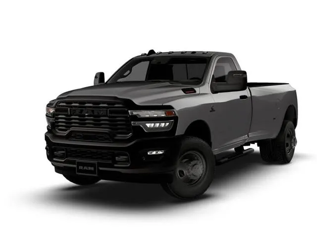 Gray 2026 Ram 3500 Tradesman Regular Cab 4x4 8' Box for sale in Indio, CA