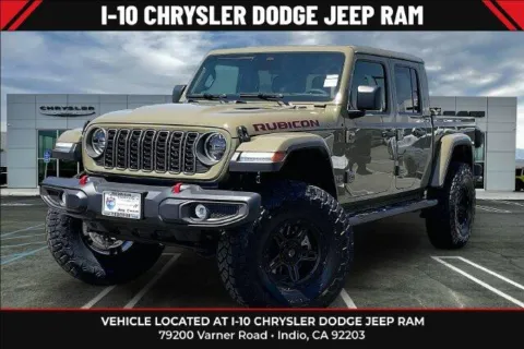 Green 2026 Jeep Gladiator Rubicon 4x4 for sale in Indio, CA