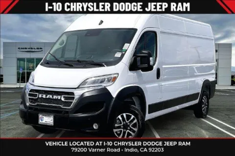 White 2026 Ram ProMaster Cargo Van Promaster 2500 Slt Cargo Van High Roof 159' Wb for sale in Indio, CA