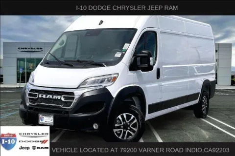 White 2026 Ram ProMaster Cargo Van Promaster 2500 Slt Cargo Van High Roof 159' Wb for sale in Indio, CA