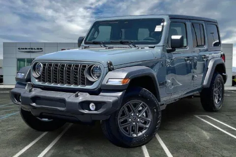 Gray 2026 Jeep Wrangler 4-door Sport S for sale in Indio, CA