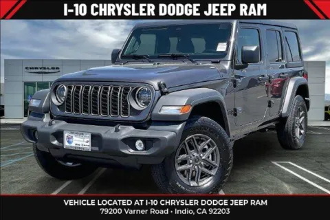 Gray 2026 Jeep Wrangler Sport S for sale in Indio, CA