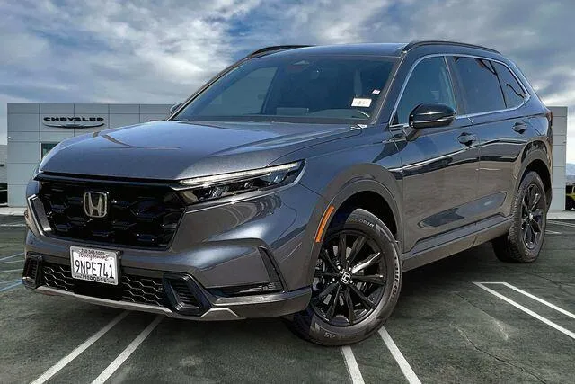 Blue 2024 Honda CR-V Hybrid Sport-L for sale in Indio, CA