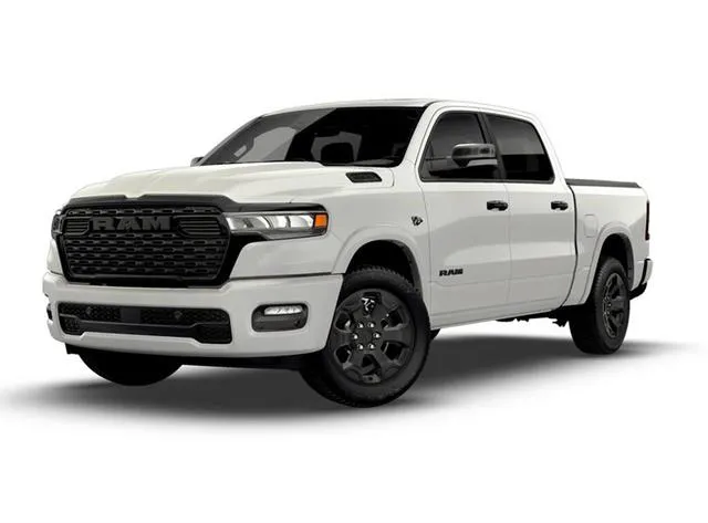 White 2026 Ram 1500 Big Horn Crew Cab 4x4 5'7' Box for sale in Indio, CA