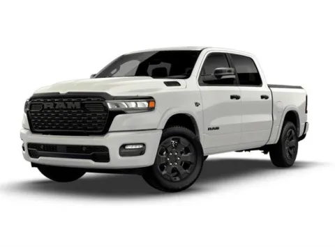 White 2026 Ram 1500 Big Horn Crew Cab 4x4 5'7' Box for sale in Indio, CA
