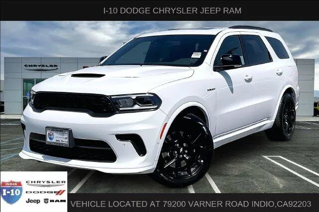 White 2027 Dodge Durango Gt Hemi V8 Premium Awd for sale in Indio, CA