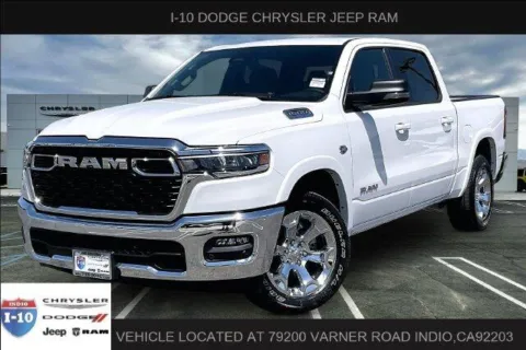 White 2027 Ram 1500 Big Horn Crew Cab 4x4 5'7' Box for sale in Indio, CA