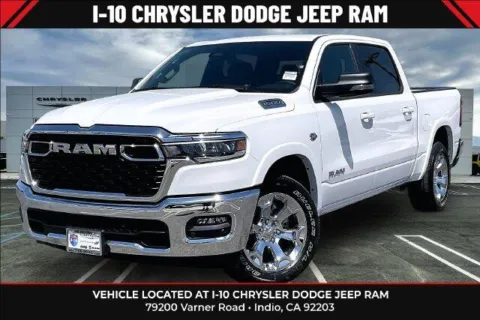 White 2027 Ram 1500 Big Horn Crew Cab 4x4 5'7' Box for sale in Indio, CA