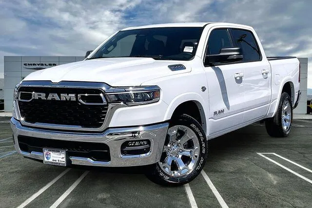 White 2027 Ram 1500 Big Horn Crew Cab 4x4 5'7' Box for sale in Indio, CA