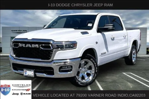 White 2027 Ram 1500 Big Horn Crew Cab 4x4 5'7' Box for sale in Indio, CA