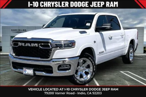 White 2027 Ram 1500 Big Horn Crew Cab 4x4 5'7' Box for sale in Indio, CA
