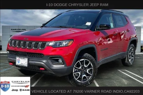 Red 2026 Jeep Compass Trailhawk 4x4 for sale in Indio, CA