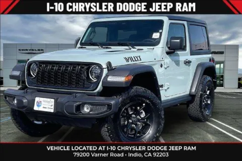 Blue 2027 Jeep Wrangler 2-door Willys for sale in Indio, CA