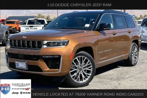 Orange 2027 Jeep Grand Cherokee L Grand Cherokee Summit 4x4 for sale in Indio, CA