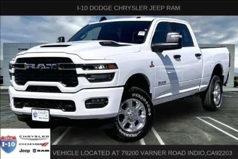 White 2027 Ram 2500 Big Horn Crew Cab 4x4 6'4' Box for sale in Indio, CA