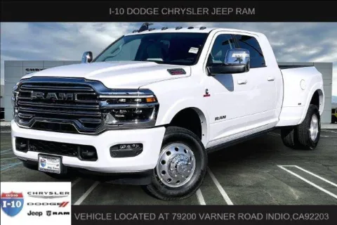 White 2027 Ram 3500 Laramie Mega Cab 4x4 6'4' Box for sale in Indio, CA