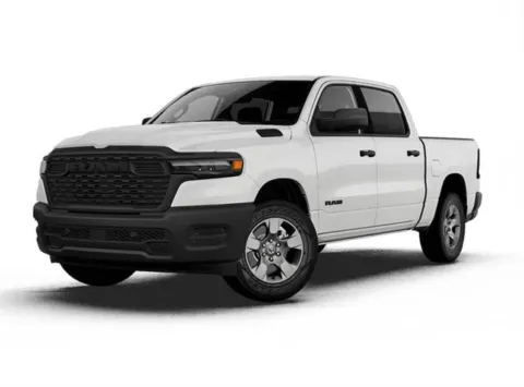White 2027 Ram 1500 Tradesman Crew Cab 4x4 5'7' Box for sale in Indio, CA