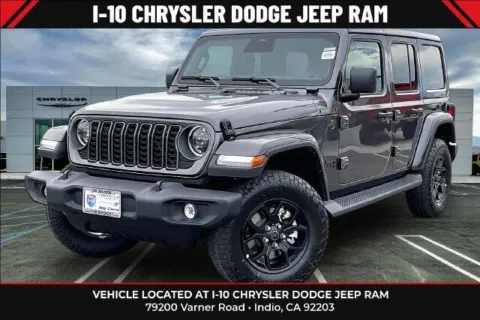 Gray 2027 Jeep Wrangler 4-door California Edition for sale in Indio, CA
