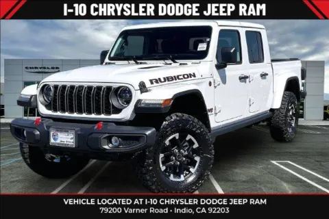 White 2027 Jeep Gladiator Rubicon 4x4 for sale in Indio, CA