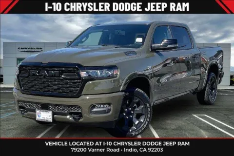Green 2026 Ram 1500 Big Horn Crew Cab 4x4 5'7' Box for sale in Indio, CA