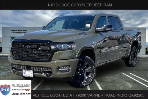 Green 2026 Ram 1500 Big Horn Crew Cab 4x4 5'7' Box for sale in Indio, CA