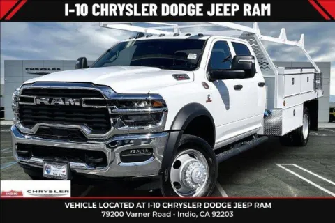 White 2026 Ram 4500 Chassis Cab 4500 Tradesman Chassis Crew Cab 4x4 84' Ca for sale in Indio, CA