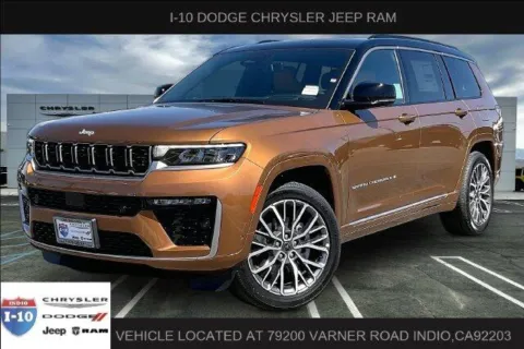 Orange 2027 Jeep Grand Cherokee L Grand Cherokee Summit 4x4 for sale in Indio, CA