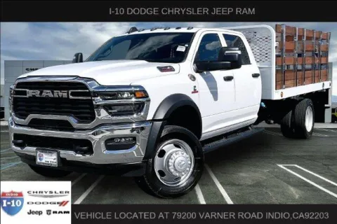 White 2026 Ram 4500 Chassis Cab 4500 Tradesman Chassis Crew Cab 4x2 84' Ca for sale in Indio, CA