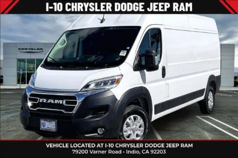 White 2027 Ram ProMaster Cargo Van Slt+ for sale in Indio, CA