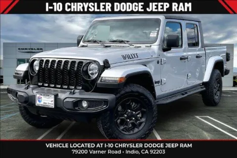 Silver 2023 JEEP GLADIATOR Willys for sale in Indio, CA