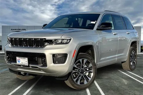 Silver 2025 Jeep Grand Cherokee Overland 4x4 for sale in Indio, CA