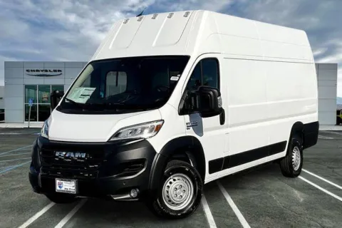 White 2025 Ram ProMaster Cargo Van EV Promaster Ev Step Van Super High Roof 159' Wb Ext for sale in Indio, CA