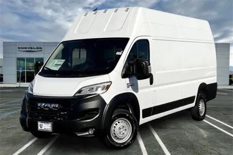 White 2025 Ram ProMaster Cargo Van EV Promaster Ev Step Van Super High Roof 15 for sale in Indio, CA