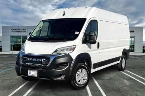 White 2025 Ram ProMaster Cargo Van Promaster 2500 Slt Cargo Van High Roof 1 for sale in Indio, CA