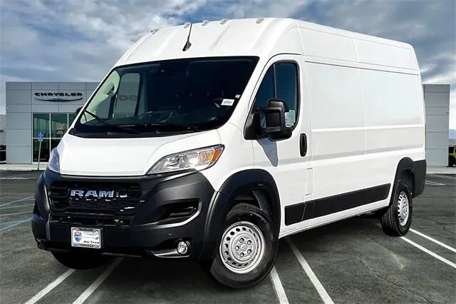 White 2025 Ram ProMaster Cargo Van Promaster 3500 Tradesman Cargo Van High for sale in Indio, CA