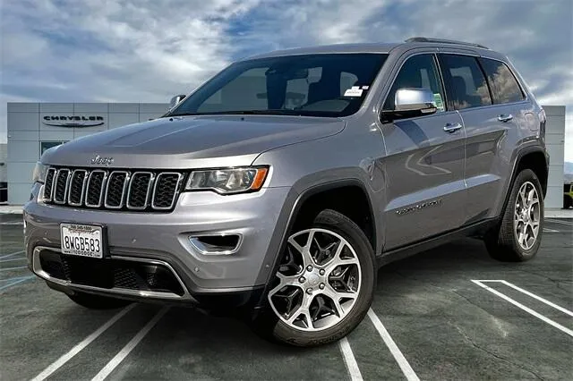 Silver 2021 Jeep Grand Cherokee Limited for sale in Indio, CA