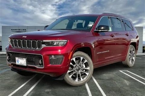 Red 2025 Jeep Grand Cherokee L Grand Cherokee Overland 4x4 for sale in Indio, CA