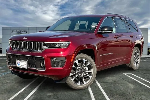 Red 2025 Jeep Grand Cherokee L Grand Cherokee Overland 4x4 for sale in Indio, CA