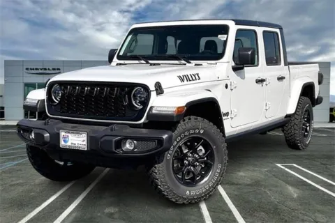 White 2025 Jeep Gladiator Willys 4x4 for sale in Indio, CA